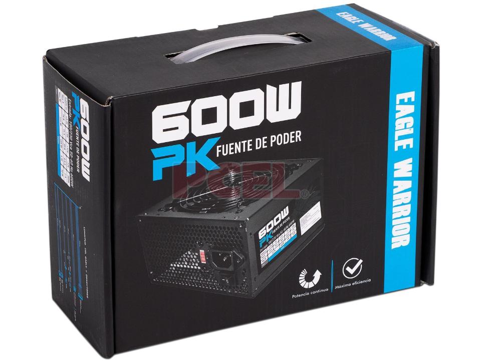 fuente de poder eagle warrior 600w fuente de poder eagle warrior 600w