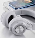 Headset Bianco Inalambrico Fingertime Free P1 BI-GRS-P001  Color Gris
