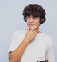 Headset Bianco Inalambrico BI-BT048A-ANC Color Cafe