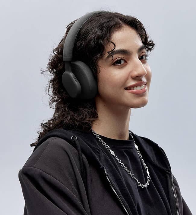 Headset Bianco Inalambrico Fingertime ANC-01 BI-ANC-001BK Color Negro