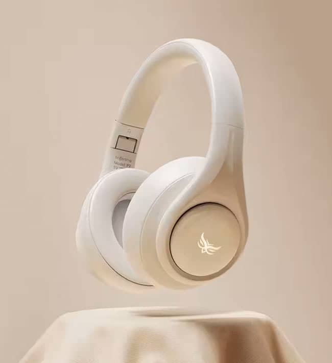 Headset Bianco Inalambrico Fingertime Free P9 BI-HUS-P009 Color Hueso