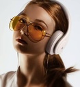 Headset Bianco Inalambrico Fingertime Free P9 BI-HUS-P009 Color Hueso