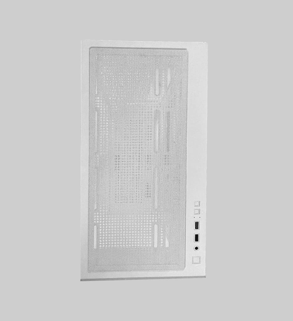 Case Gamer Quimera QM-AXT-LCXW-PROWHT 3 Ventiladores Con Vidrio Templado Color Blanco