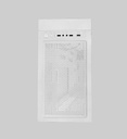 Case Gamer Quimera QM-AXT-LC63-WHT Sin Ventiladores Con Vidrio Templado Color Blanco