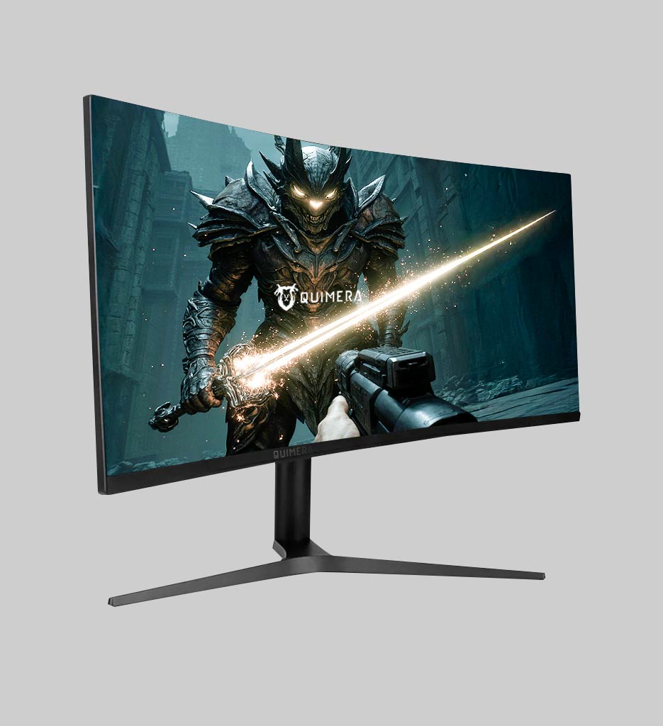 Monitor Gaming Curvo Quimera QMS-165Hz-4K   34" 4K WQHD 3440*1440 165Hz /144Hz  HDMI / DisplayPort Color Negro