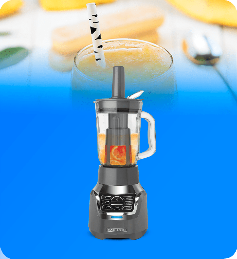 Licuadora Black+Decker BL1350G Infusion 3 en 1 1.4Lts 900 Watts con Vaso Personal