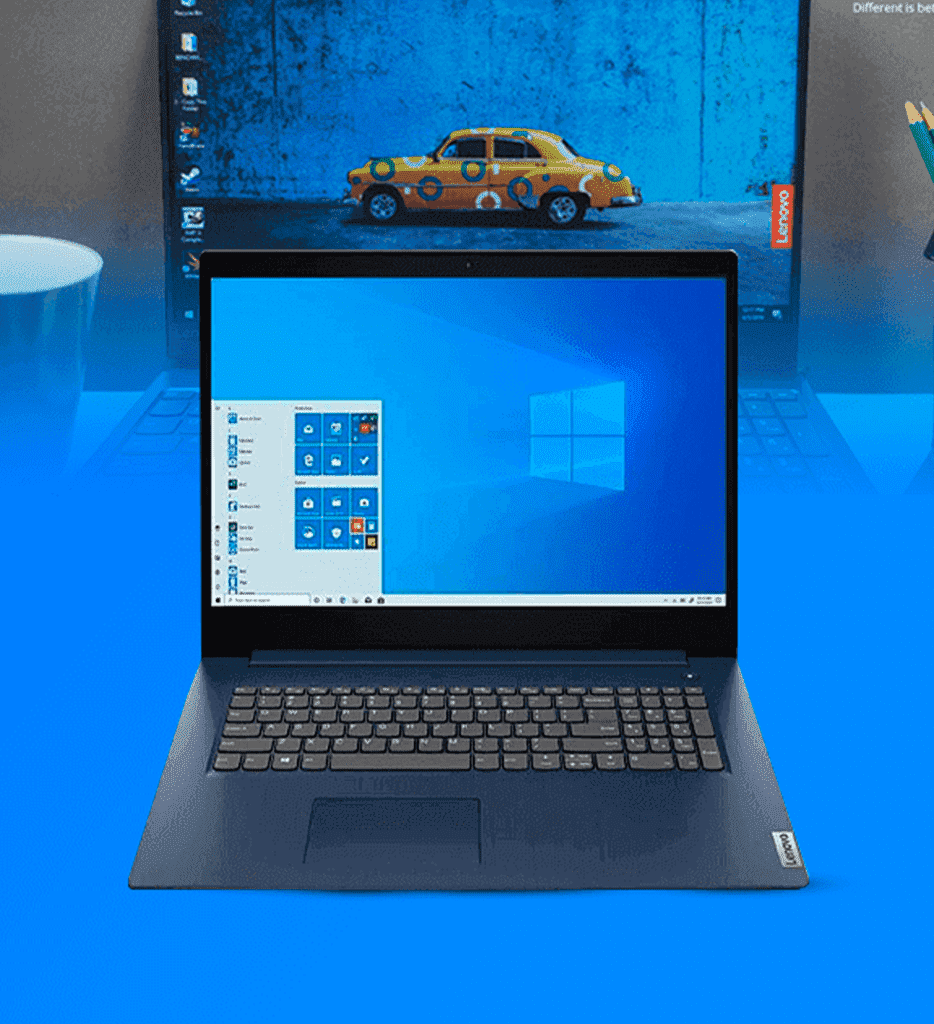 Laptop Lenovo 3 17IML05 Core I5-10210U 256GB SSD 8GB RAM 17.3" 1920x1080 WIN10 Color Azul Seminueva