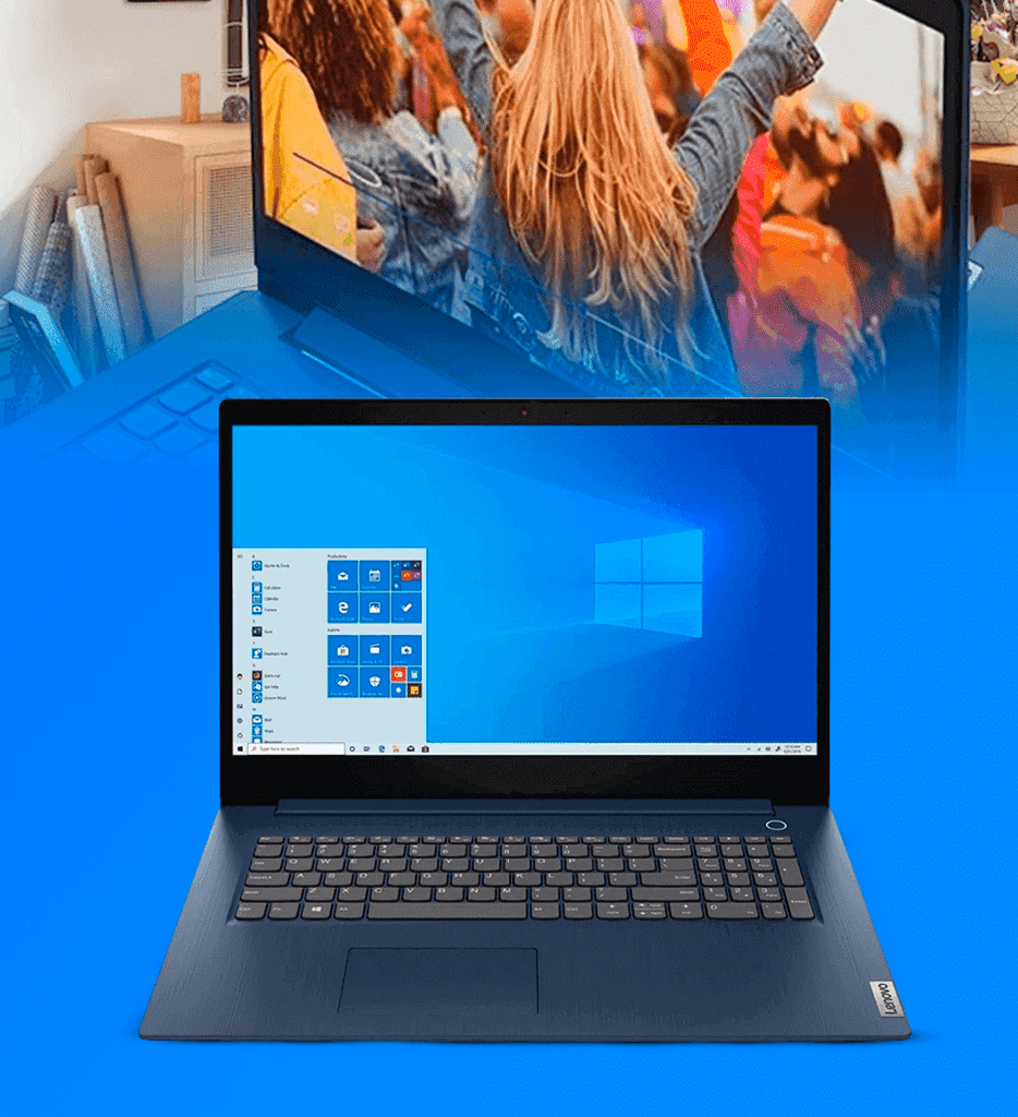 Laptop Lenovo 3 17ITL6 Core I3-1115G4 1TB 8GB 17.3" 1600x900 WIN10 Color Azul Seminueva
