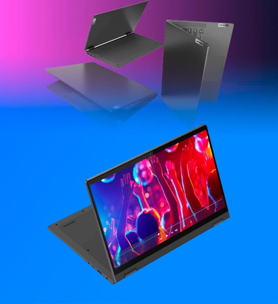 Laptop Lenovo IdeaPad Flex 5 14ITL05 2 en 1 Core I3-1115G4 4GB RAM 128GB SSD 14" 1920x1080 Touchscreen WIN10 Seminueva