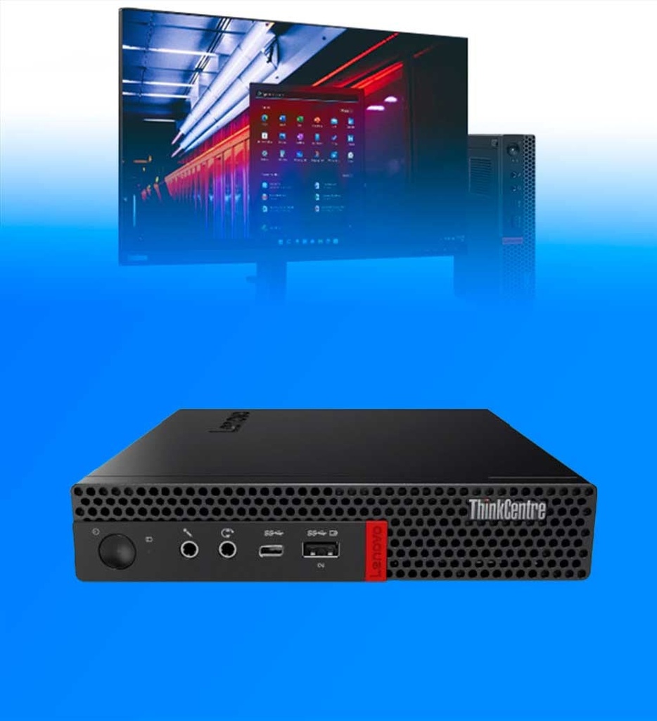 CPU Lenovo Thinkcentre M920 USFF Core I5 8va Gen 8GB RAM 256GB SSD Seminuevo