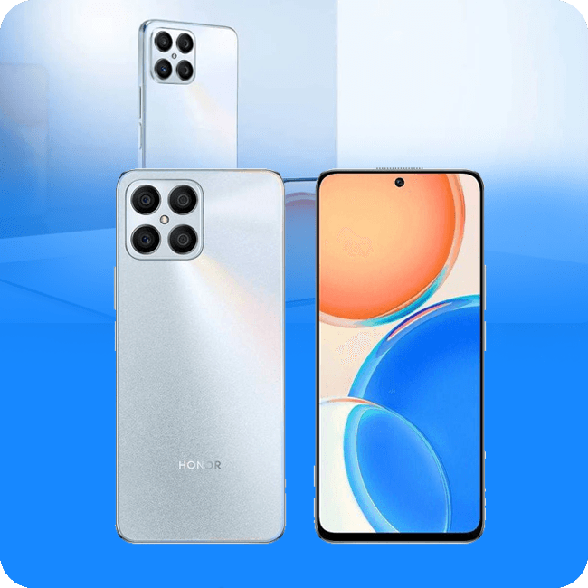 Celular Honor X8 6GB+128GB Color Plateado Titanio