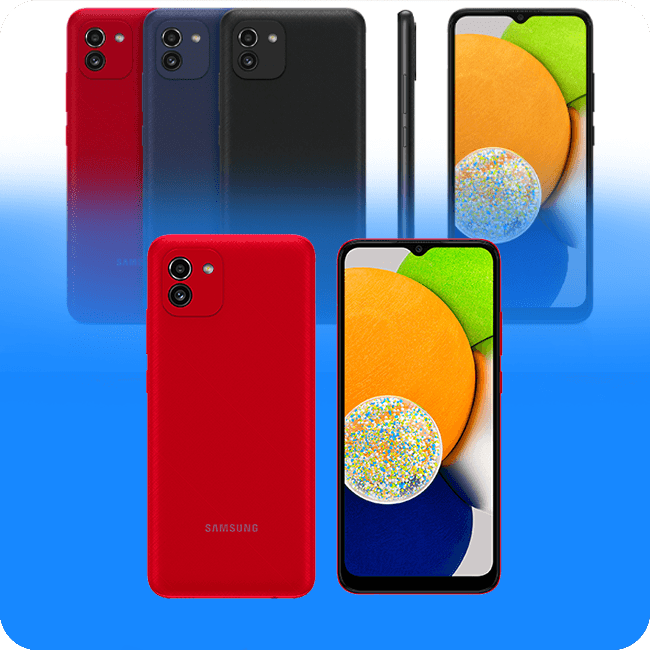 Celular Samsung Galaxy A03 128GB Color Rojo