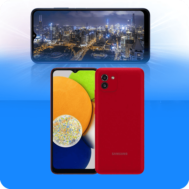 Celular Samsung Galaxy A03 32GB Color Rojo