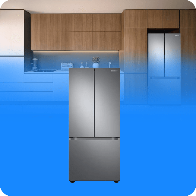 Refrigerador Samsung Inverter French Door 22 Pies Color Plateado