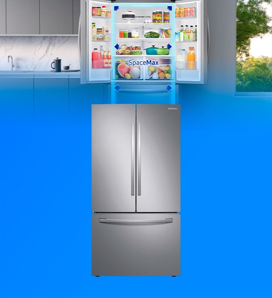 Refrigerador Inverter French Door 28 Pies Color Plateado