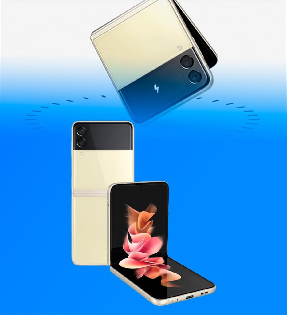 Celular Samsung Galaxy Z Flip 3 128GB 5G Color Crema
