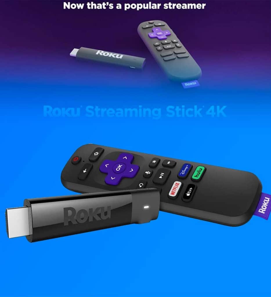 Roku Streaming Stick+ HD 4K HDR W Inalambrico+ Voz Remota 2019