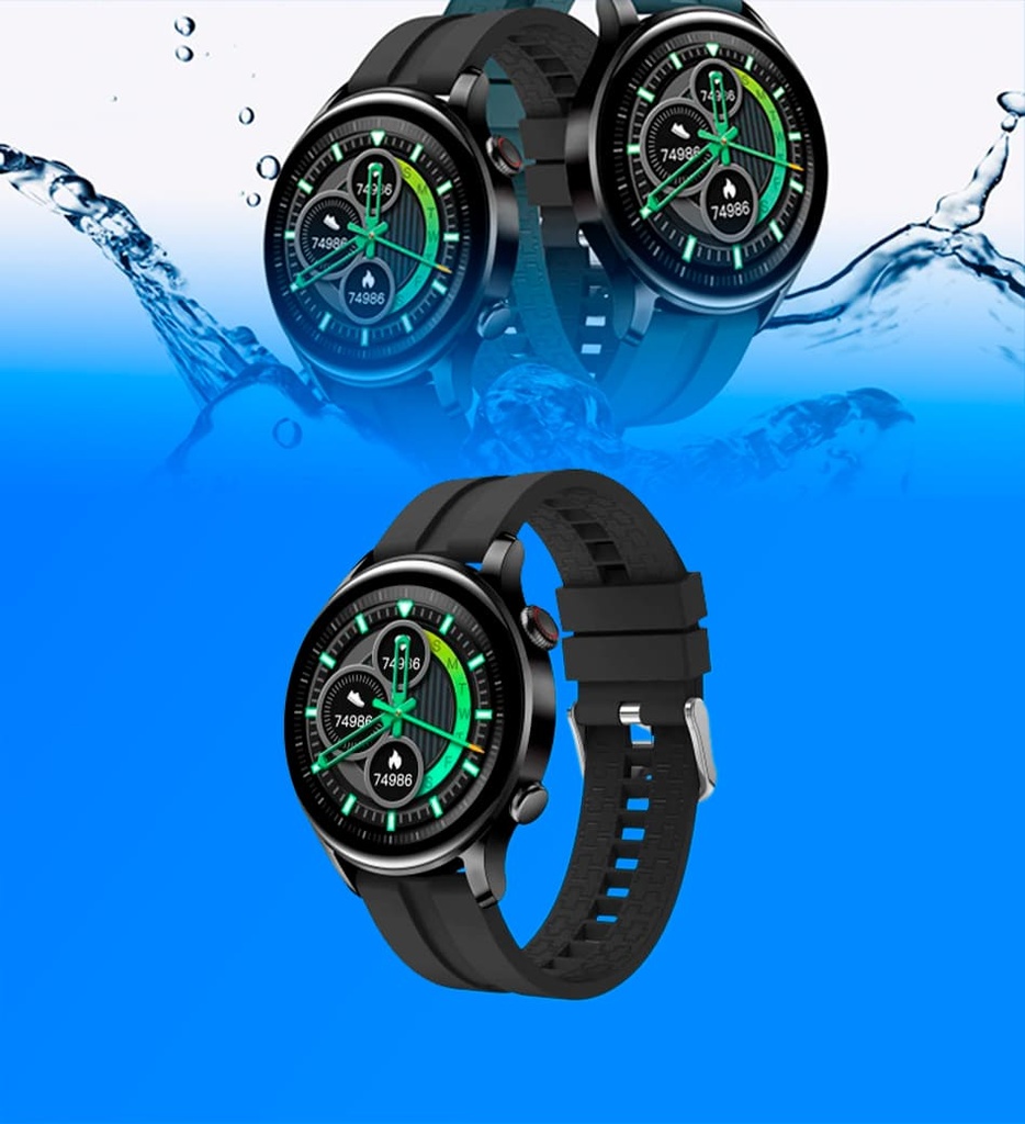 Reloj Inteligente Argom ARG-WT-6060BK Skeiwatch C60 Color Negro