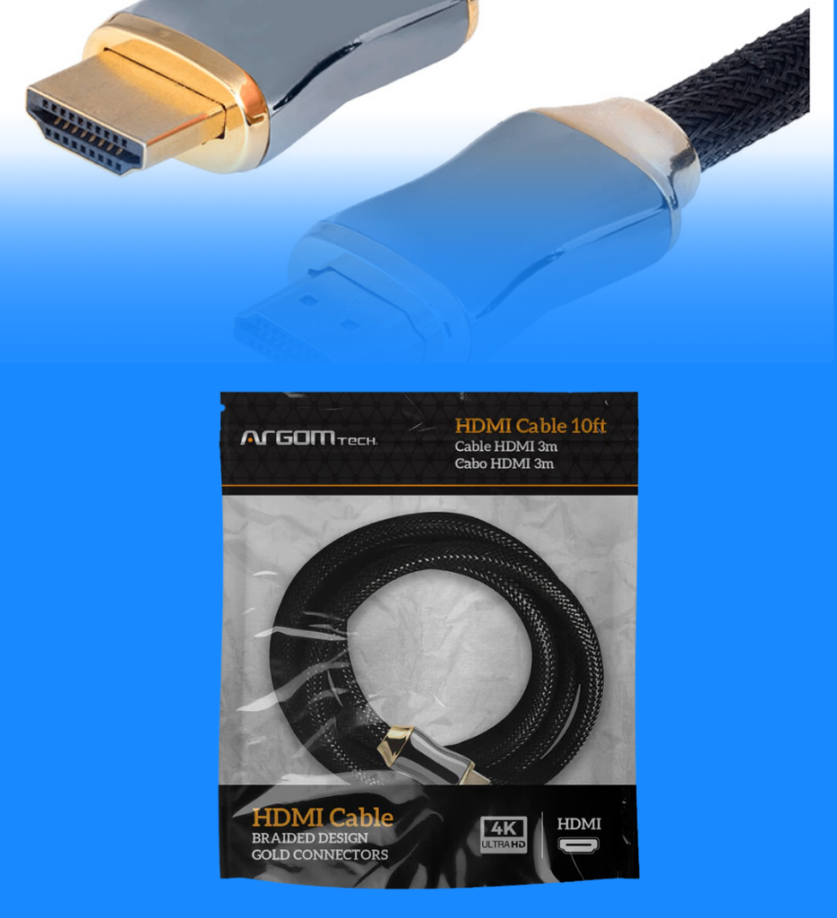 Cable Argom ARG-CB-1920 HDMI de Metal Premium 3mts