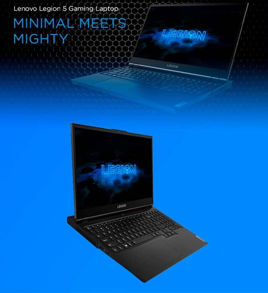 Laptop Lenovo Legion 5 15ARH05H Gaming AMD Ryzen 5 4600H 1TB+256GB SSD 8GB RAM Nvidia GTX 1650 TI 4GB 15.6" 1920x1080 120Hz Seminueva