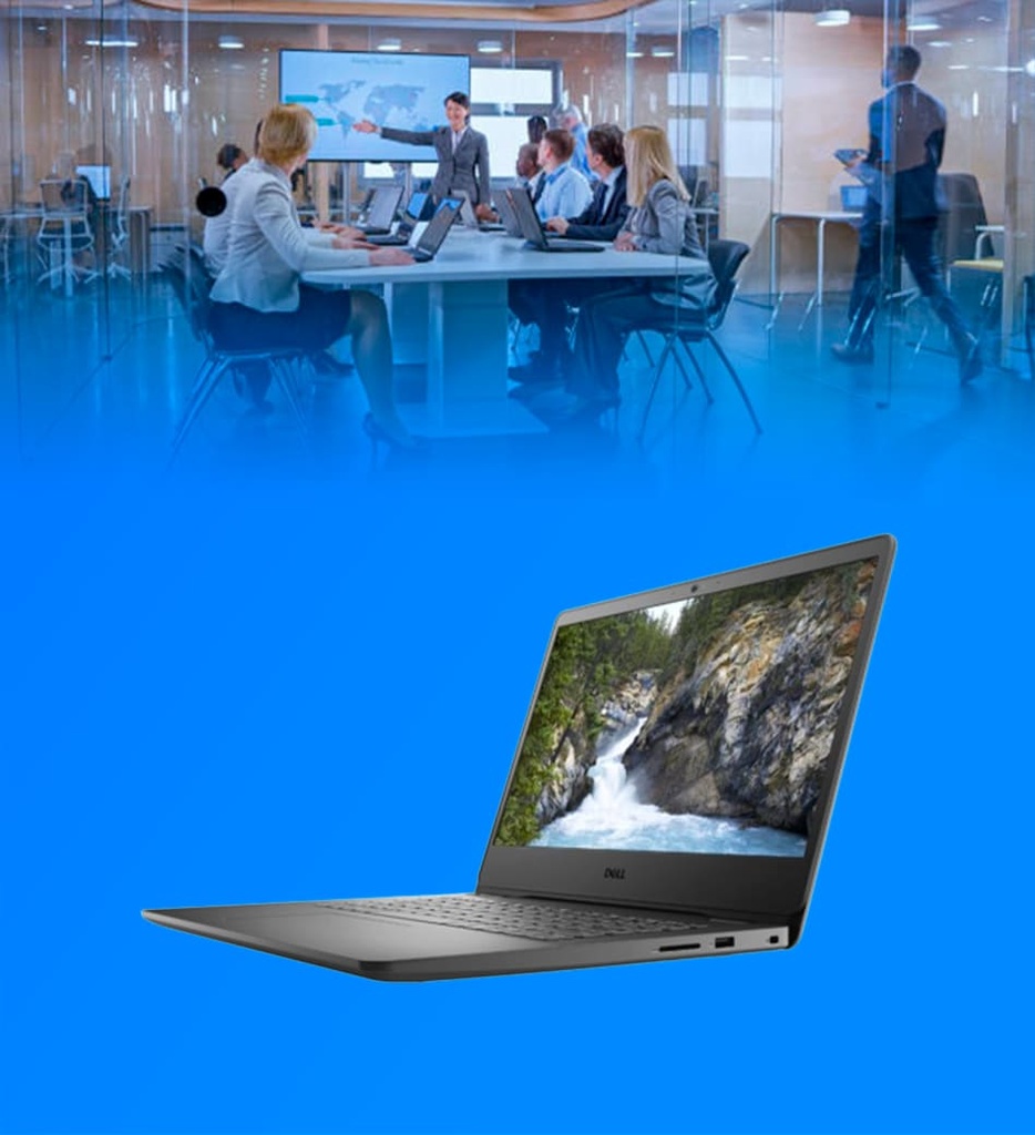 Laptop Dell Vostro 3400 Core i5-1135G7 1TB HDD 4GB RAM 14" 1366x768 W11 Pro Español Color Negro Seminueva