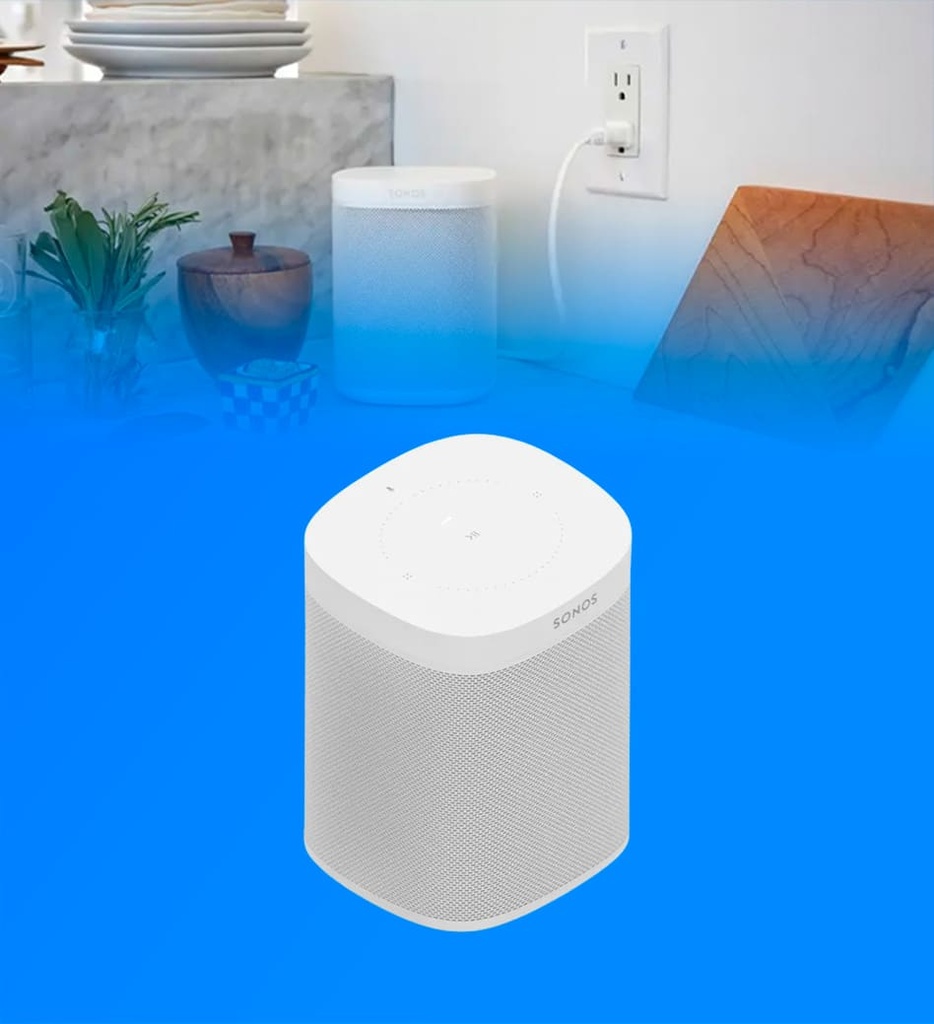 Bocina Sonos One 2da Generación Color Blanco con Altavoz