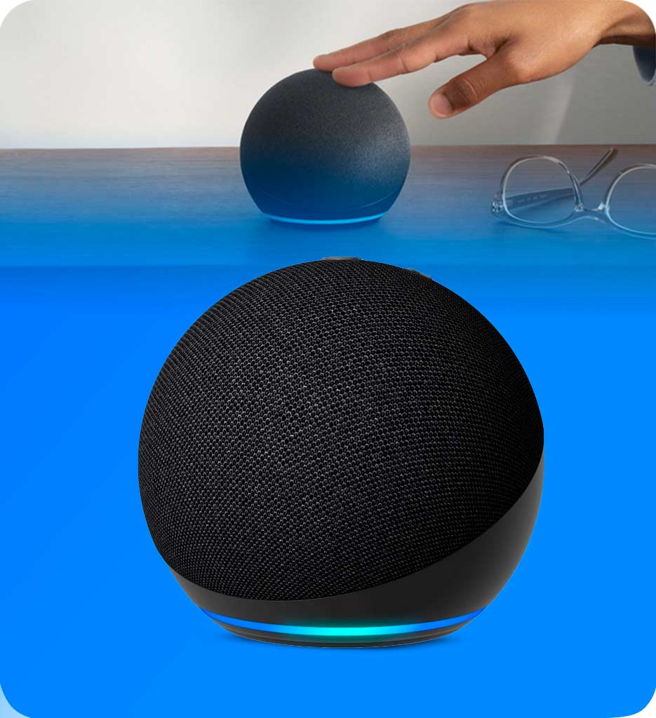 Bocina Amazon Echo Dot 5ta 840080503653 Generación Modelo 2022 Color Negro