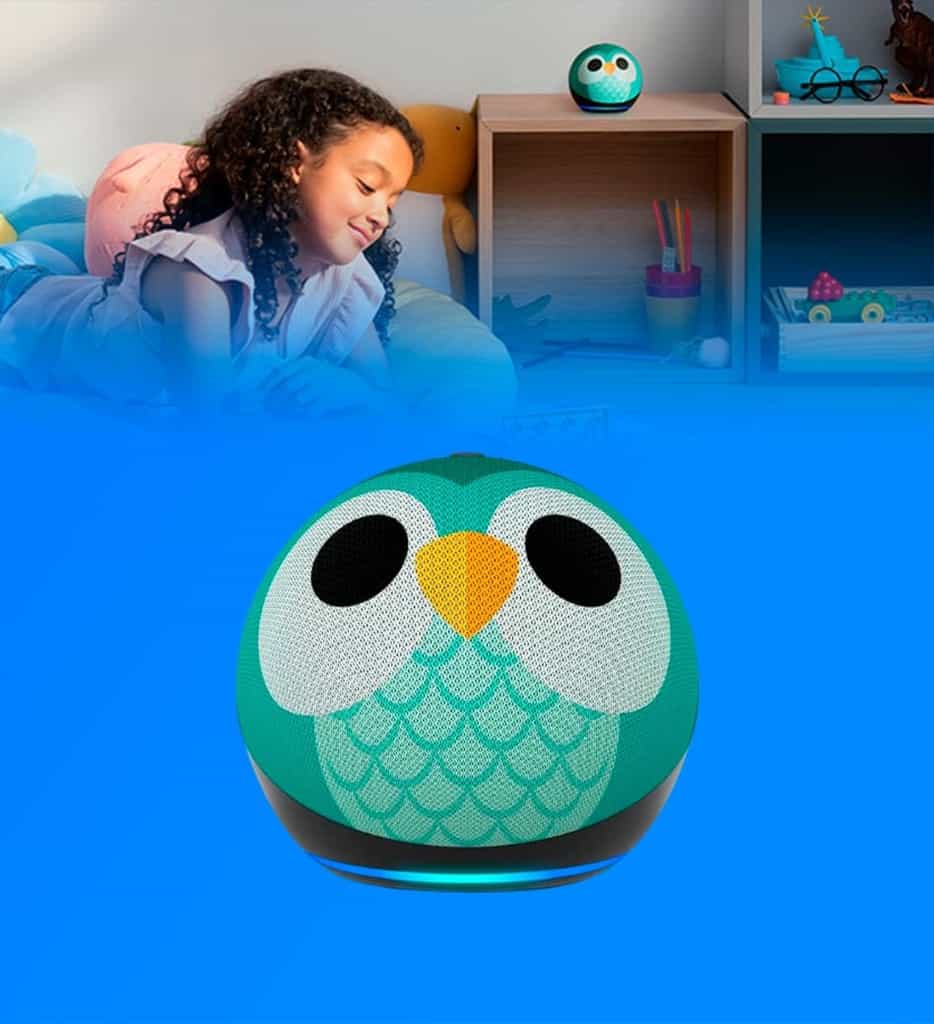 Bocina Amazon Echo Dot Kids 5ta Generación Modelo 2022 Modelo Buho