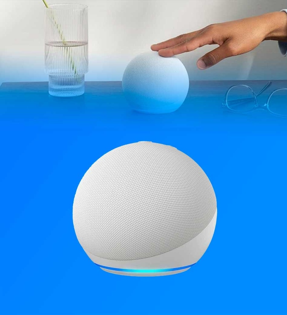 Bocina Amazon Echo Dot 5ta 840080531083 Generación Modelo 2022 Color Blanco