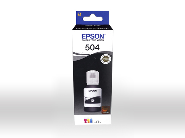 Epson 504 - 127 ml - negro - original - recarga de tinta - para EcoTank L4150, L4160, L6161, L6171, L6191; EcoTank ITS L4150, L4160
