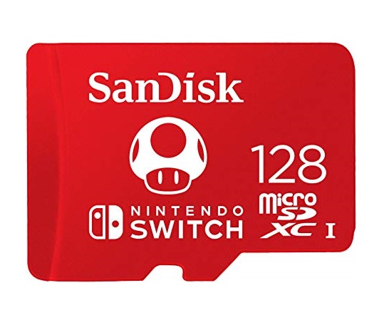 SanDisk - Flash memory card - microSDXC UHS-I Memory Card - 128 GB - Nintendo