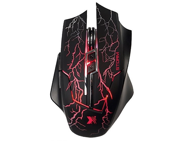 Xtech - Mouse XTM-510 - USB - Bellixus - Gaming- Adjustable resolution settings of up to 2400dpi - 3-color LED lights - Convenient tangle-free cable - Type: 3D 6-button wired mouse for gaming - Sensor: Optical - Resolution: Selectable settings with LED color indicators Off = 800dpi Red = 1200dpi Green = 1600dpi Orange = 2400dp - Interface: USB - Number of buttons : 6 - Lighted: Yes -  Cable length: 5.2ft, braided