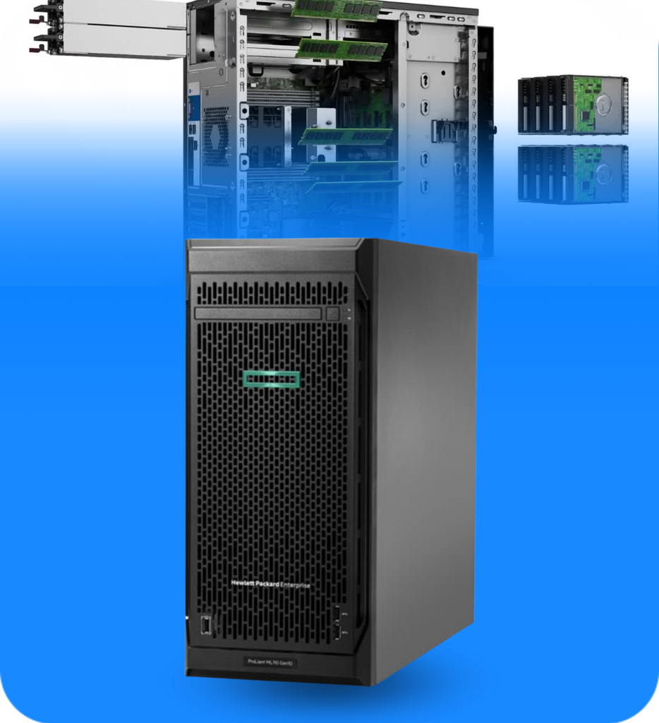 Servidor HP ML110 Gen10 3204 1P 16G 4LFF 4TB