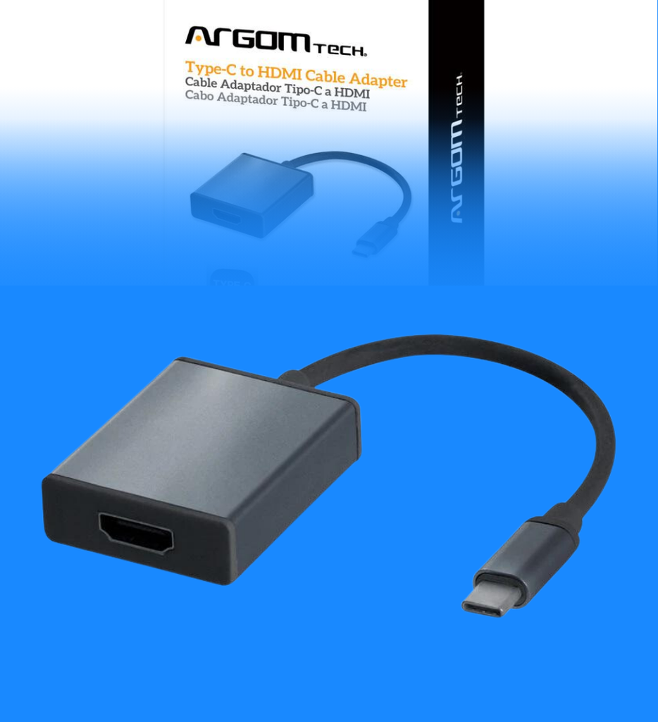 Cable Adaptador Argom ARG-CB-0060 Tipo C a HDMI 6" 15cm