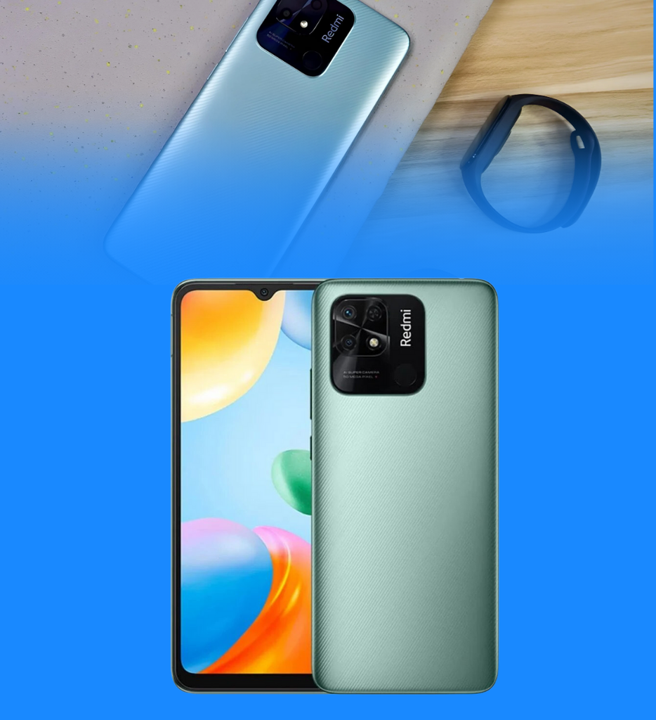 Celular Xiaomi Redmi 10C 3GB + 64GB Color Verde Menta