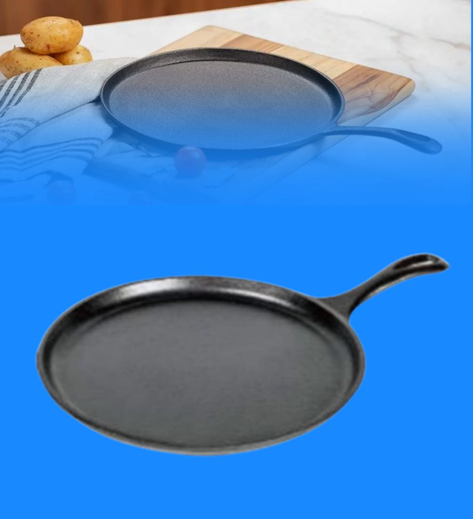 Sarten Pizza PI0028SPHFN Picca Ferro 28" cm Hierro Fundido Color Negro