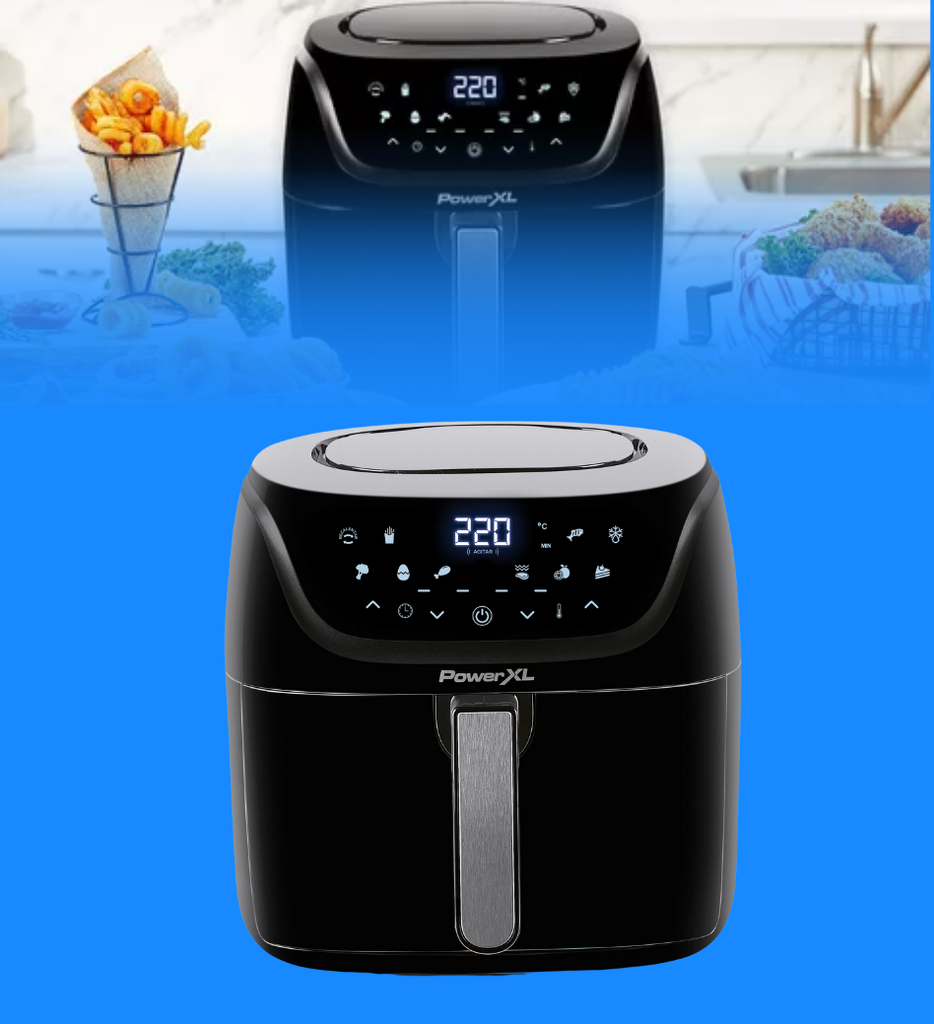 Freidora de Aire Power XL 5.7 Lts WiFi Cesta con Luz 9 Programaciones