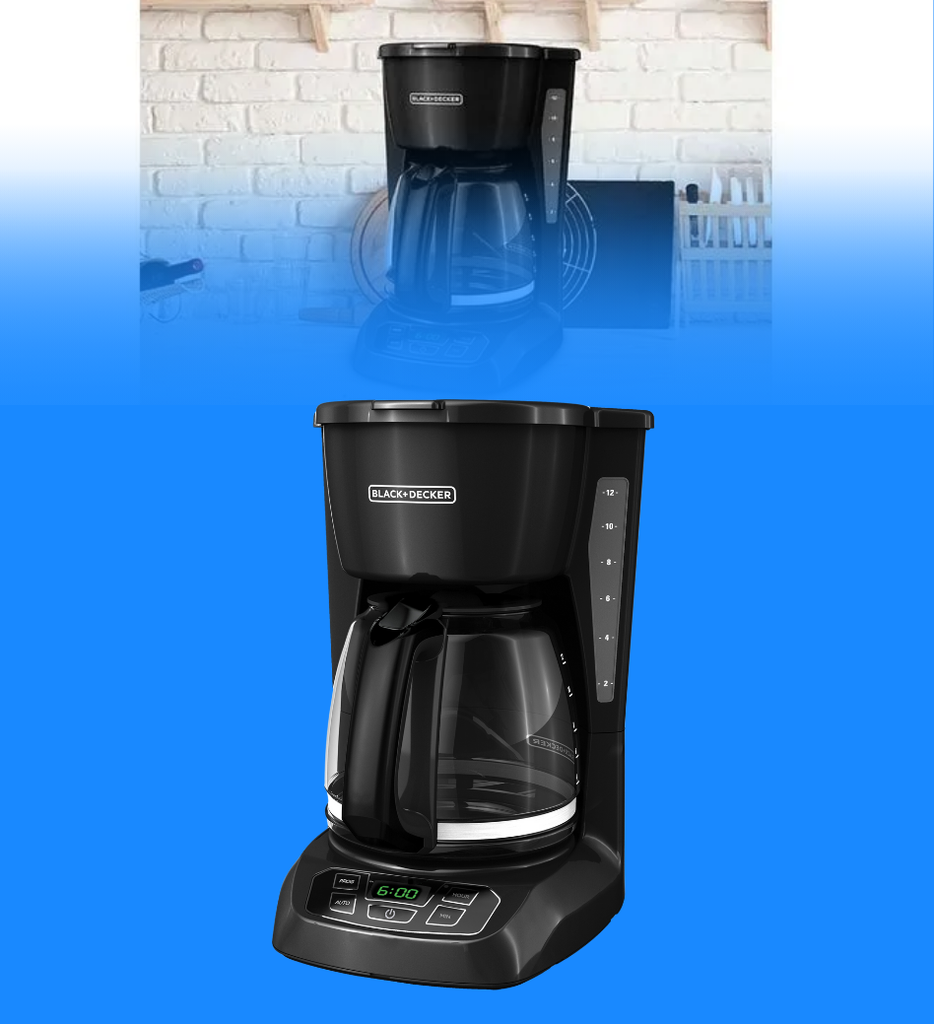 Cafetera Black+Decker CM1105B 12 Tazas Color Negro