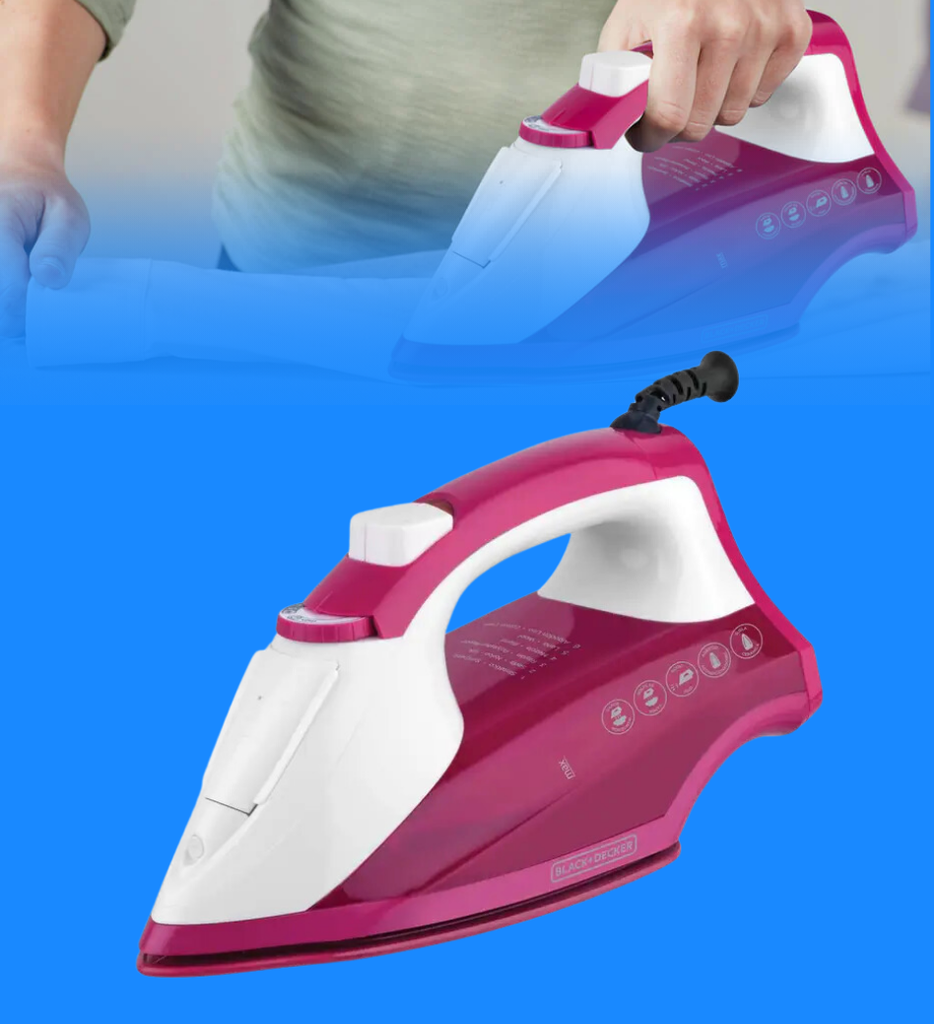 Plancha Para Ropa Black+Decker IR1850 Color Fucsia