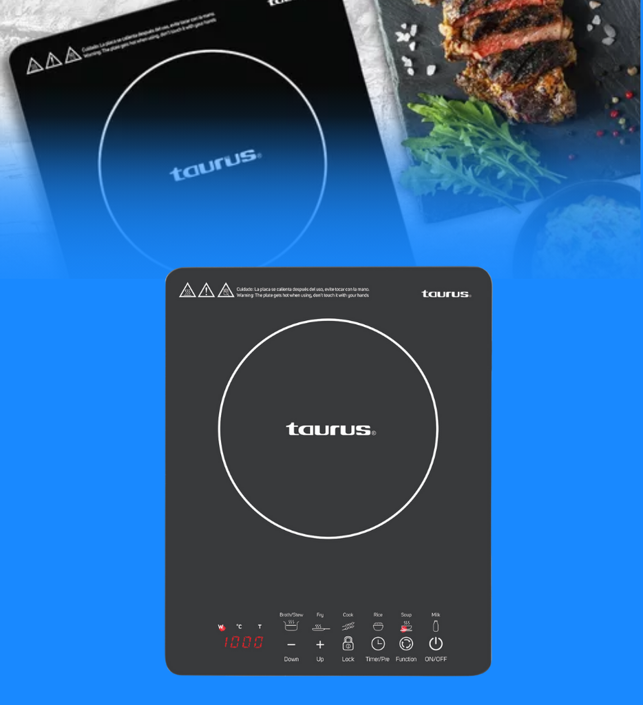 Parrilla de Inducción CookTop Taurus Uranus 2000 1250W