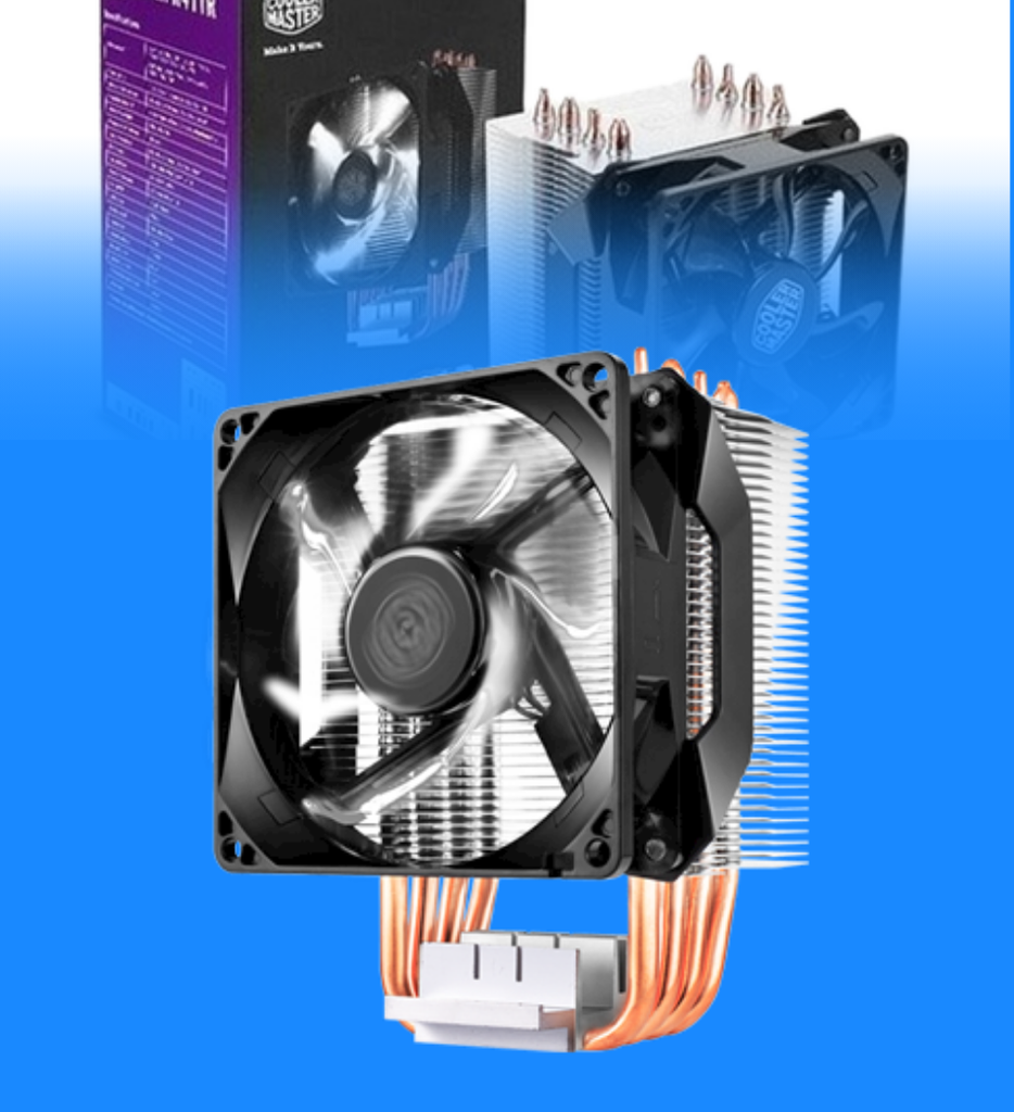 Ventilador Cooler Master RR-H411-20PW-R1 LED Blanca 600-2000 RPM 12VDC 