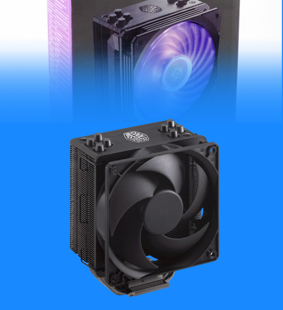 Ventilador Cooler Master RR-212S-20PK-R2 Hyper 212 Black Edition LGA1700 800-2000 RPM 12VDC