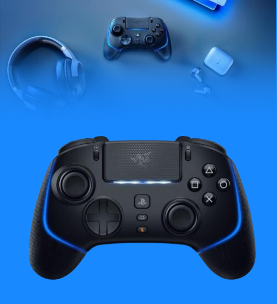 Control Razer Wolverine V2 Pro Nasa RZ06-04710100-R3U1 Para Playstation y PC USB Tipo A Color Negro