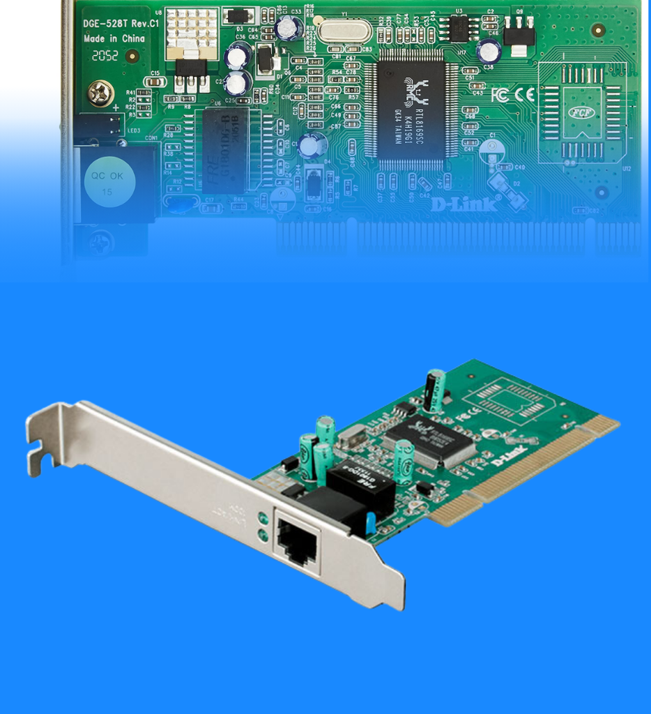 Tarjeta PCI WiFi Dlink 10/100/1000 DGE-528T Hasta 2000 Mbps en Full Dupelx 