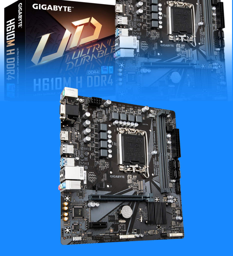 Tarjeta Madre Gigabyte H610M H DDR4 LGA1700 