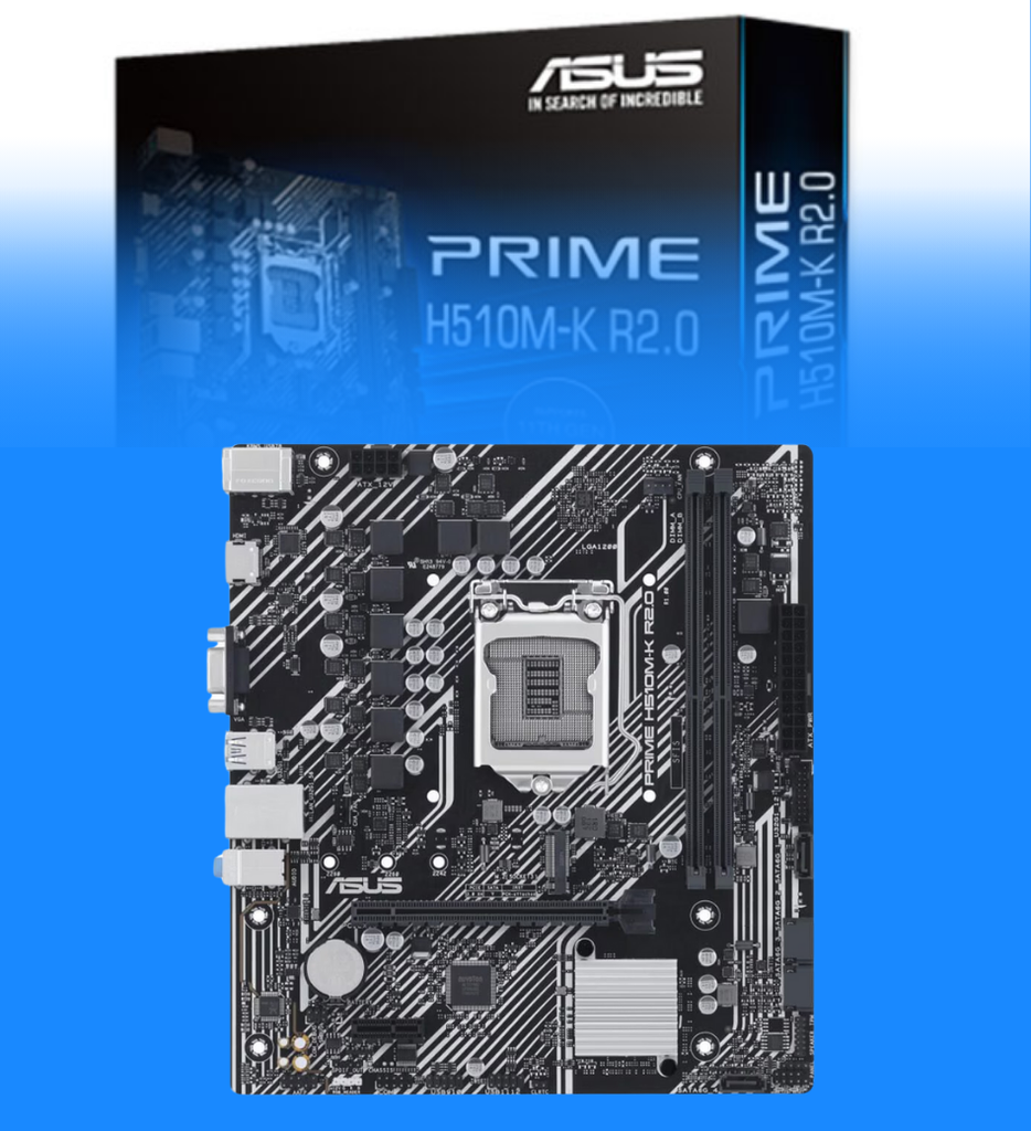 Tarjeta Madre Asus Prime H510M-K R2.0 90MB1E80-M0EAY0 LGA1200 H470 M.2 HDMI VGA MB