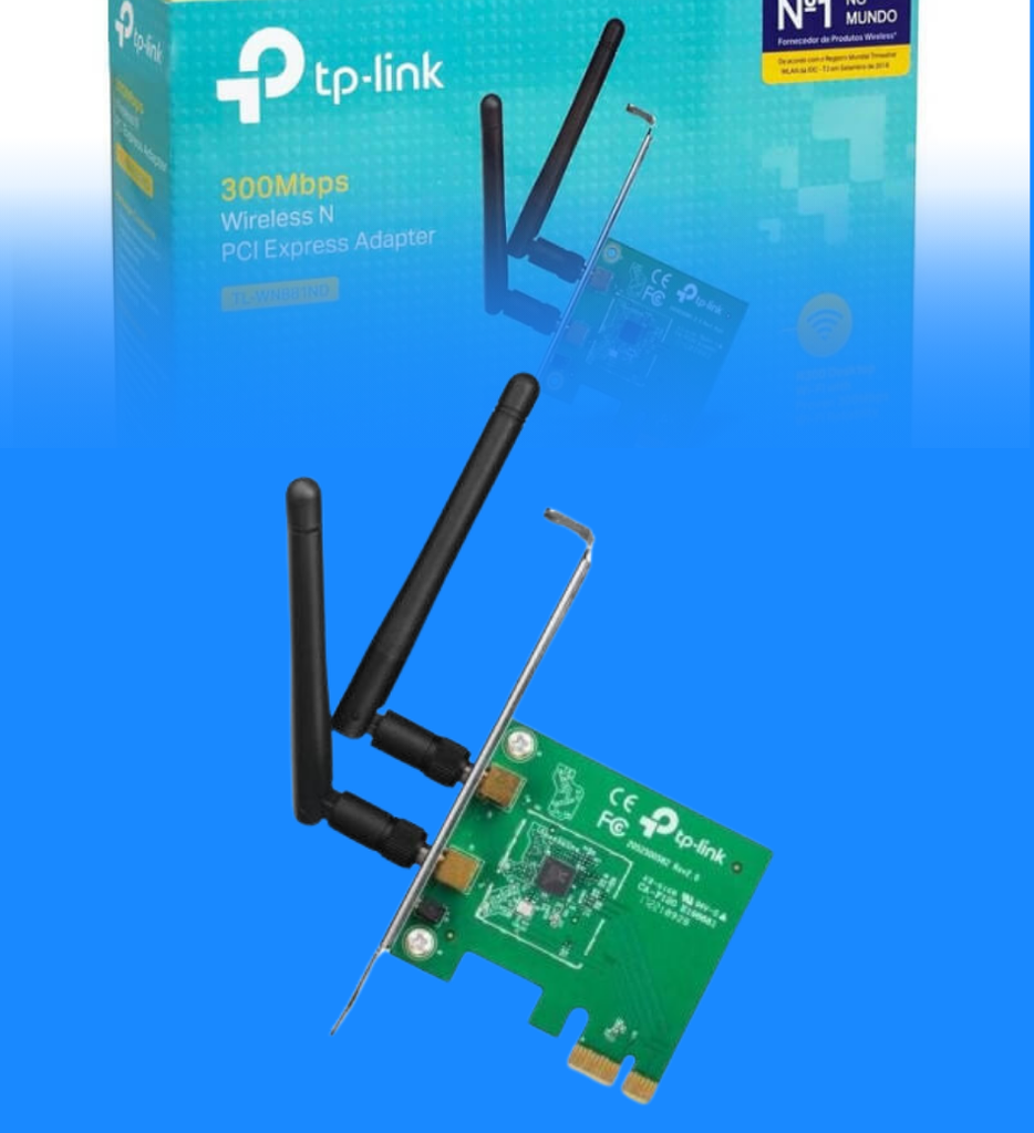 Tarjeta WiFi TP Link TL-WN881ND 300Mbps PCI Express Ver. 2.2