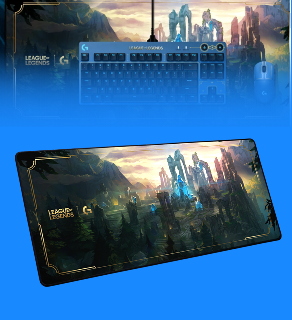 Mouse Pad Gaming Logitech G840 XL 943-000543 League of Legends 400mm*900mm*3mm de Tela
