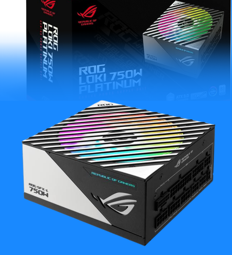 Fuente de Poder Asus ROG Loki 750W Platinum 90YE00N4-B0AA00 ATX12V Aura Sync ARGB 