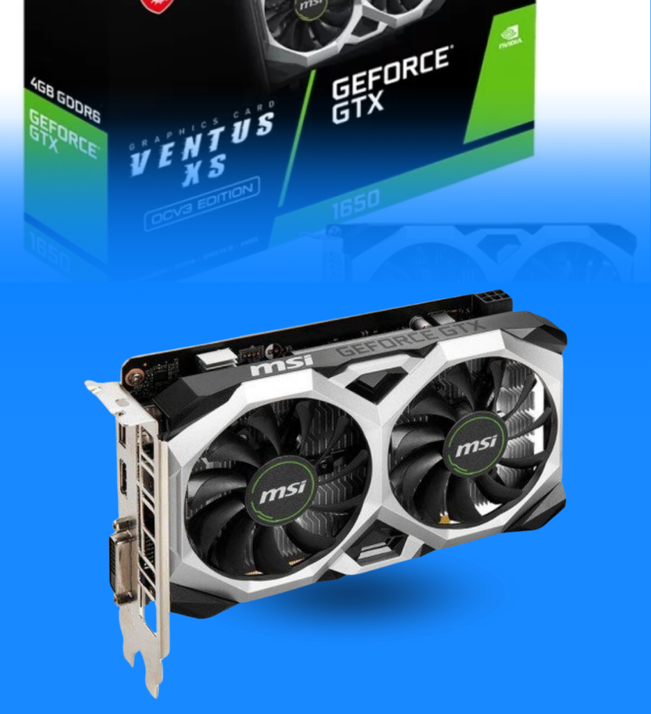 Tarjeta de Video MSI Geforce GTX 1650 D6 Ventus XS OCV3 Edition GDDR6 128-Bit 912-V812-003